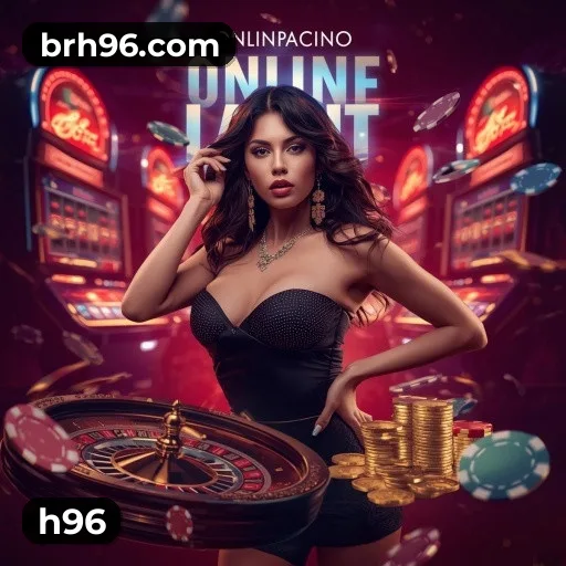 h96 App home screen with mobile slots and casino categories